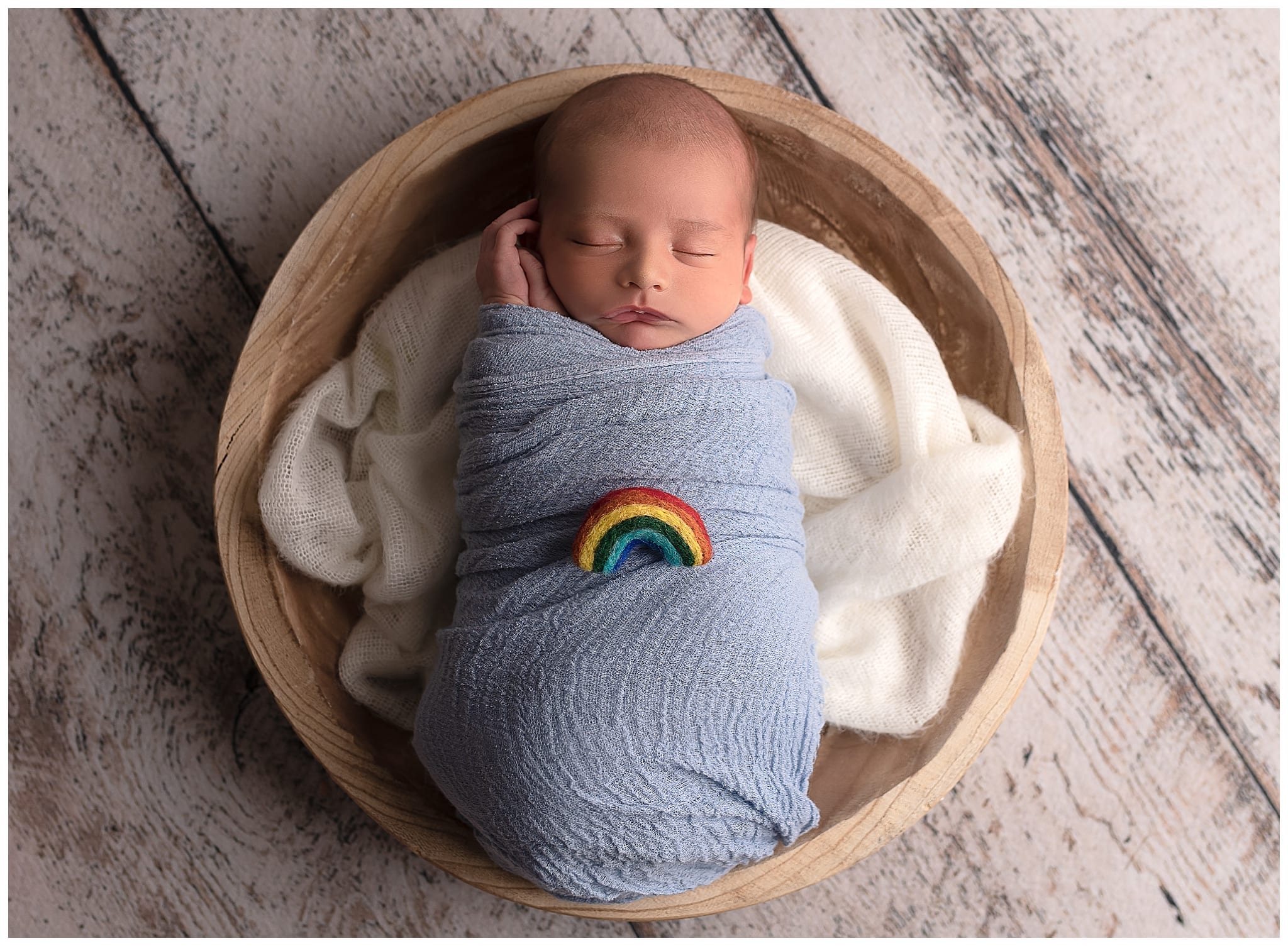rainbow baby photo by hello photography