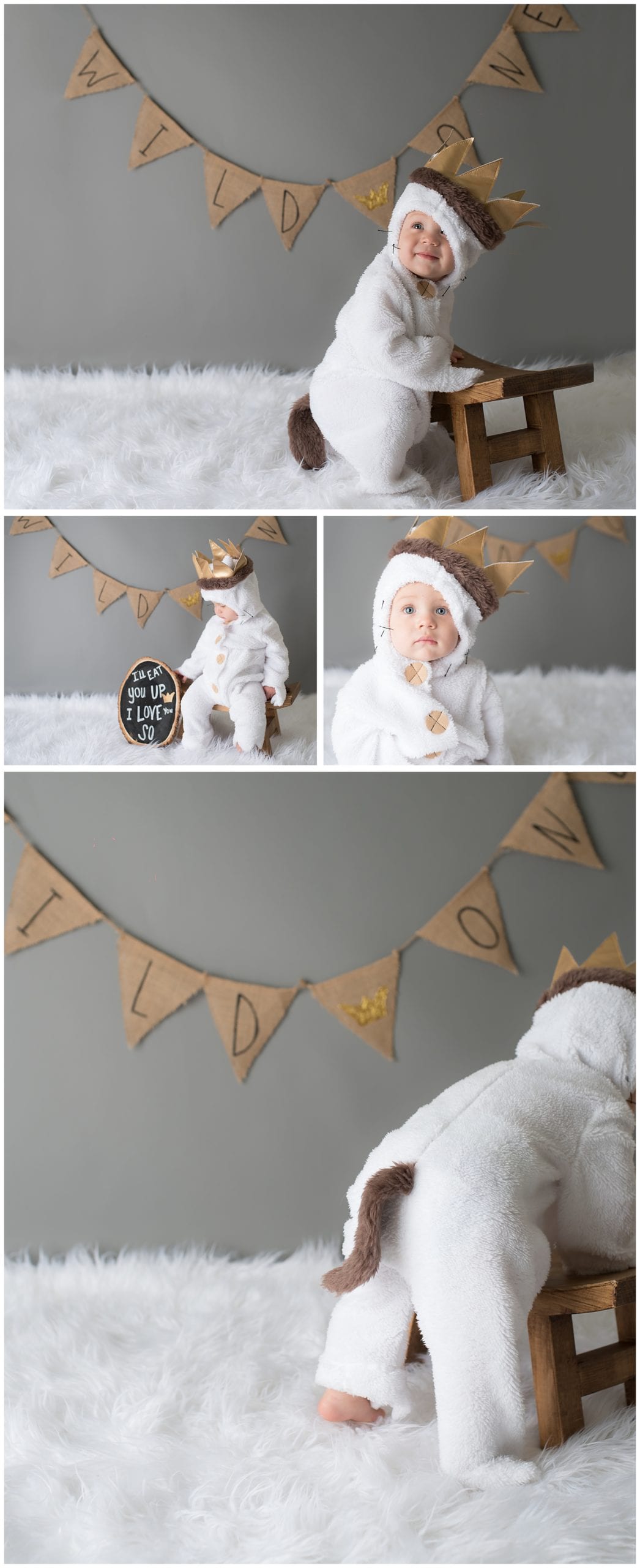 Where the Wild Things Are themed first birthday photoshoot in Cedar Park, TX.