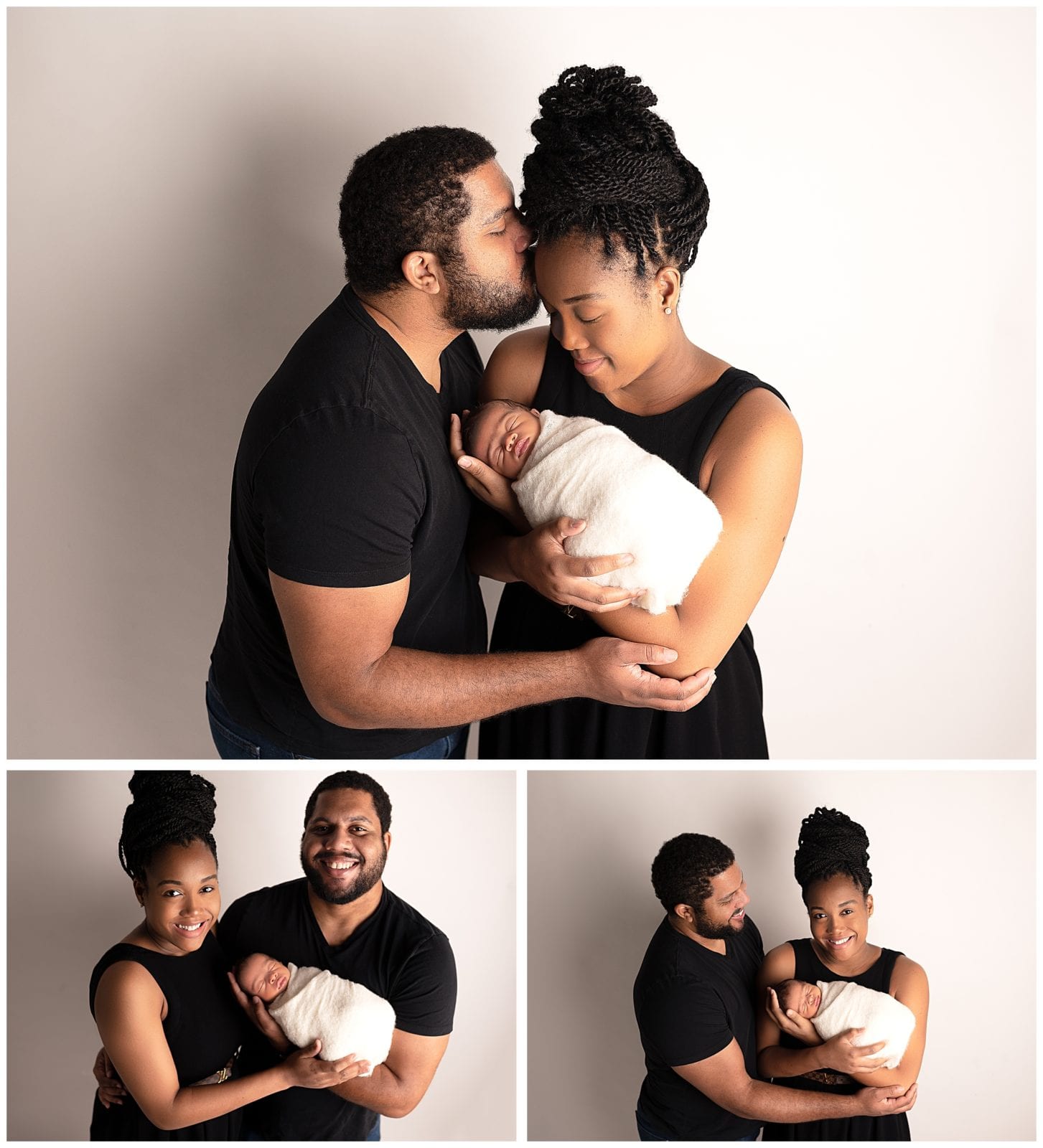 Parent photos with their new baby