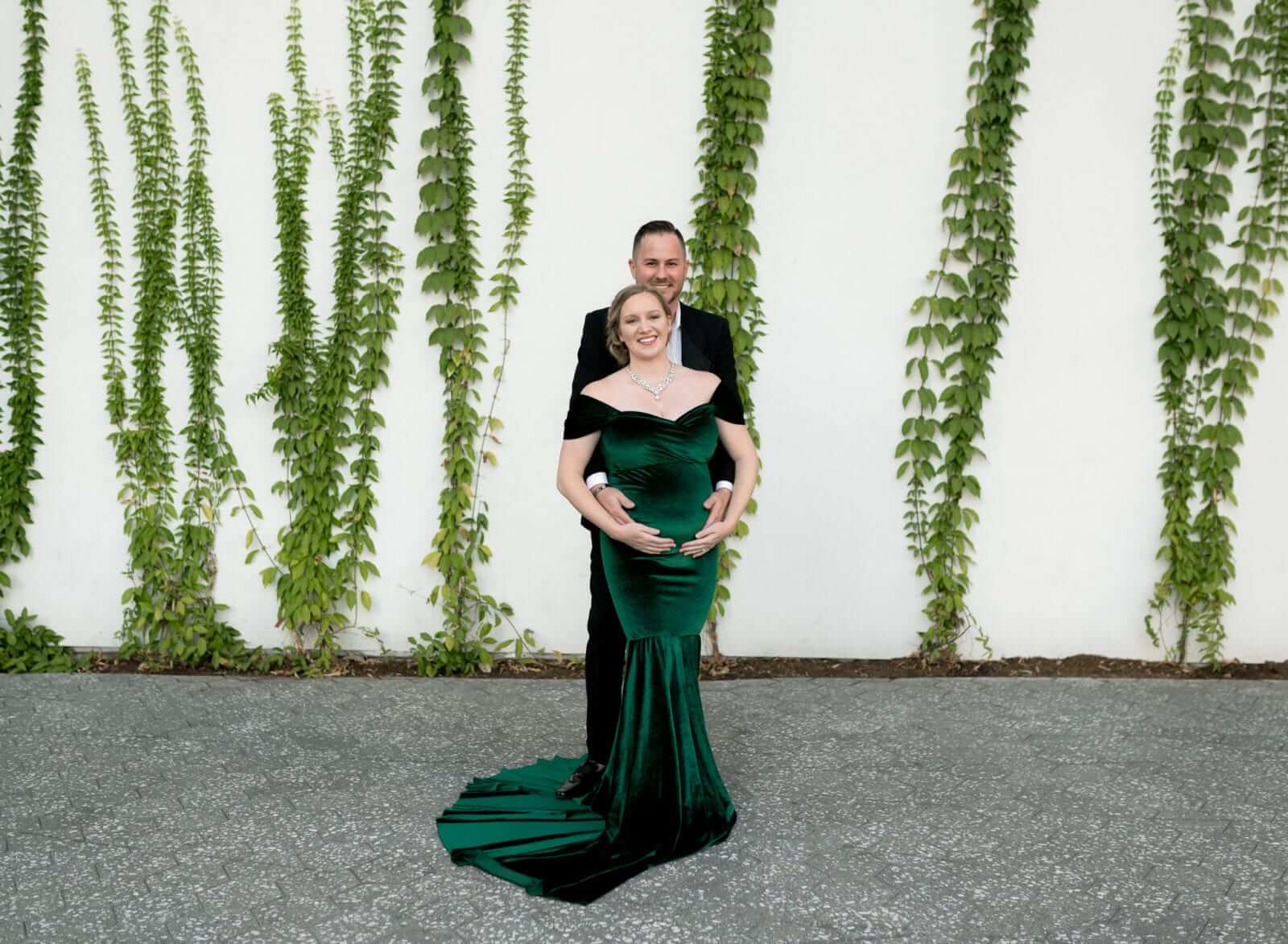 Holiday themed maternity session in Austin