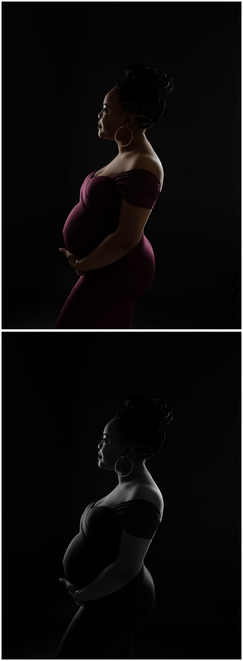 dark pregnancy photos