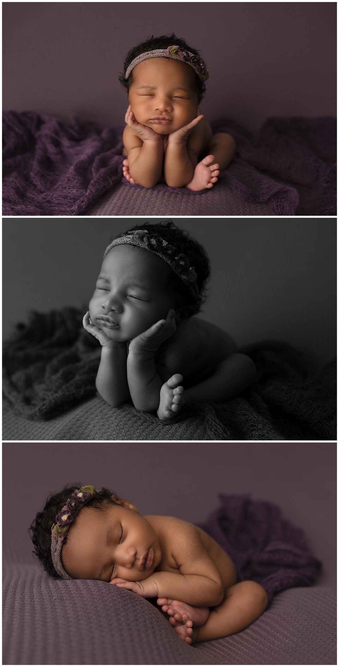 posed newborn photographs
