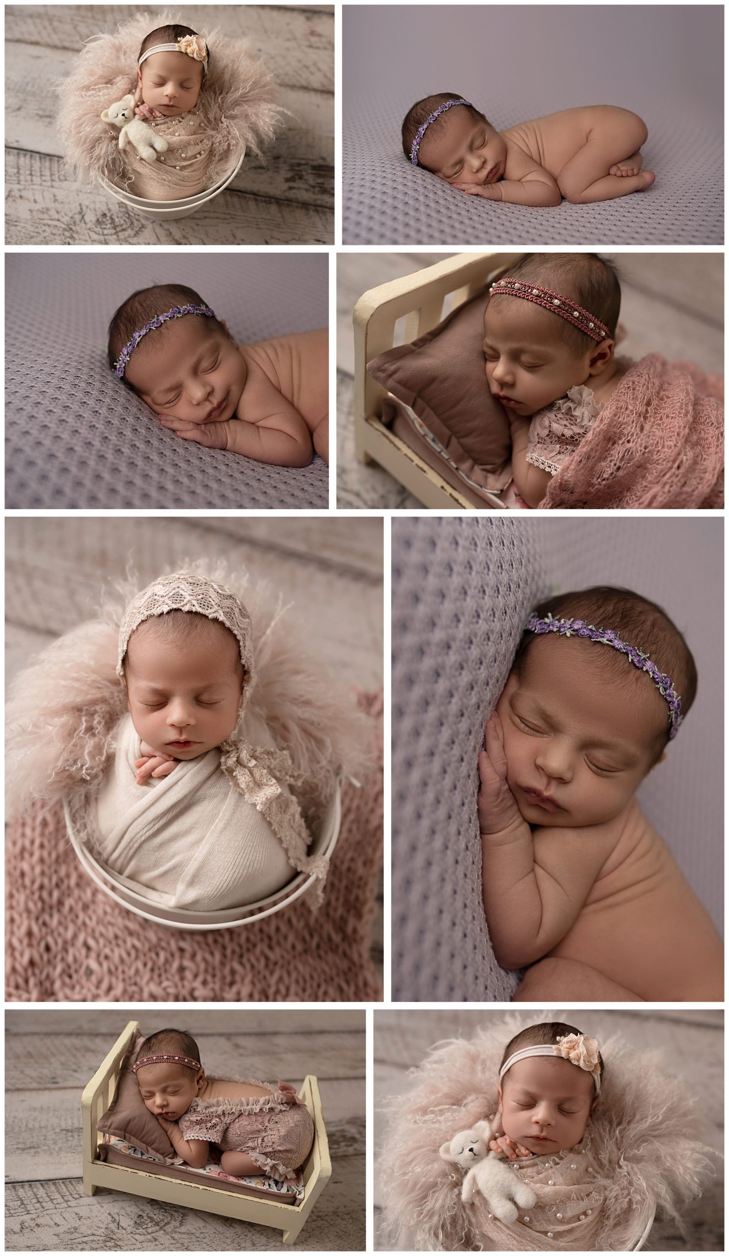 newborn baby photos with newborn photographers props